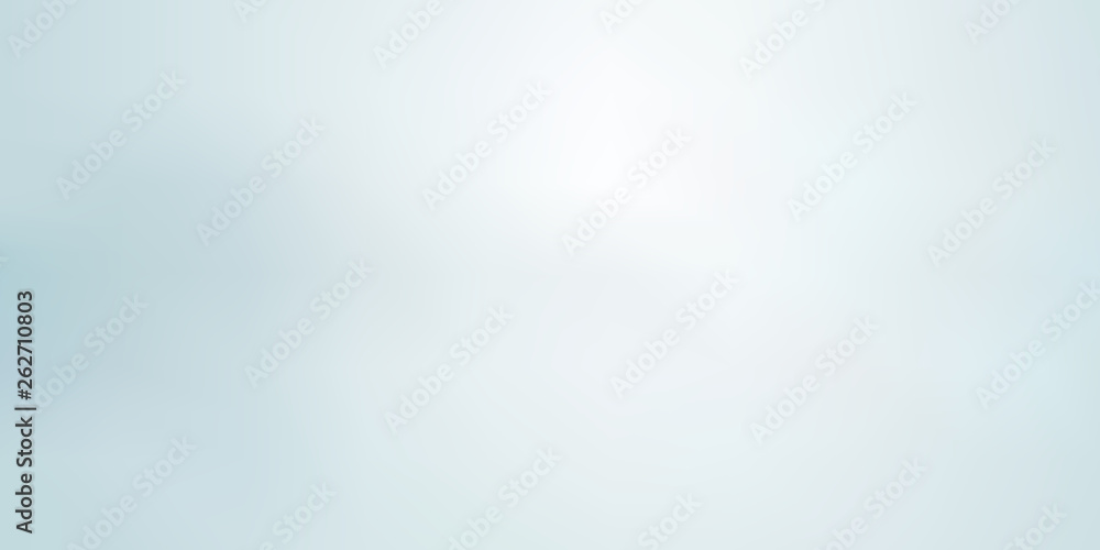 Abstract light blue blurred background horizontal panoramic web banner. - obrazy, fototapety, plakaty 