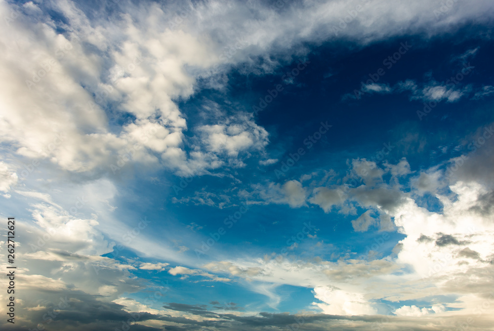 .colorful dramatic sky with cloud at sunset .colorful dramatic sky with cloud at sunset