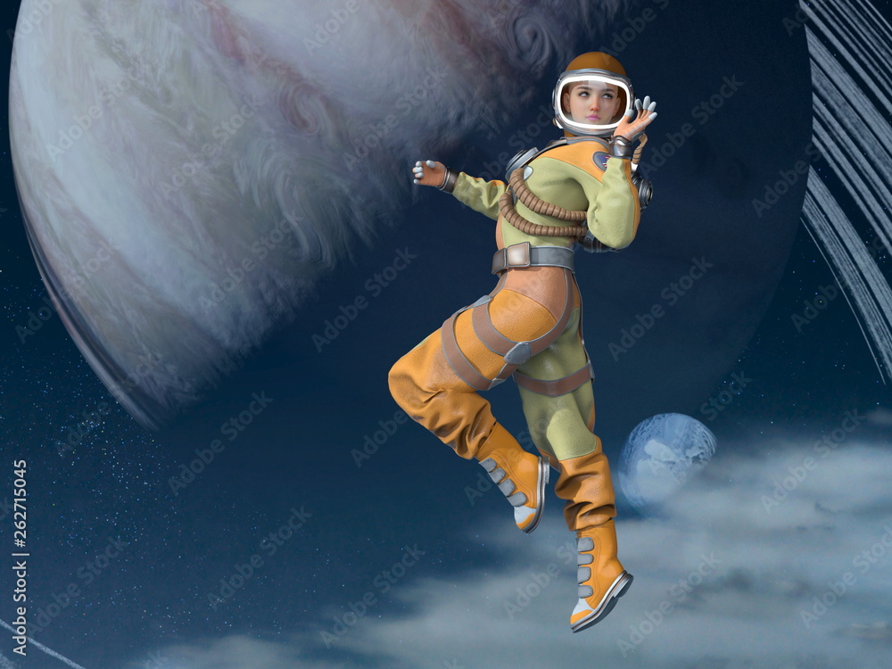 Fototapeta premium 宇宙飛行士