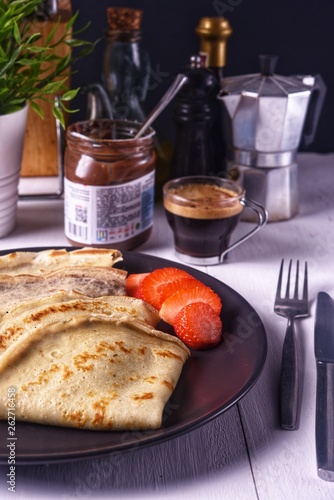 Crepes de nutella photo