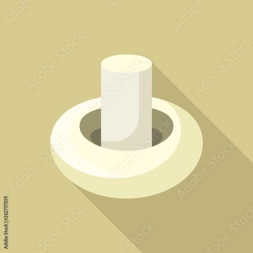 Champignon icon. Flat illustration of champignon vector icon for web design