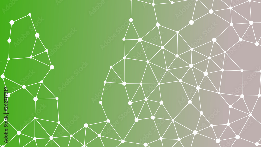 Abstractly connected points on colorful background, technology abstract background. Technology Concept, LowPoly, Polygons, Triangles, Network, Social Network, IOT, Internet Abstractly connected points on colorful background, technology abstract background. Technology Concept, LowPoly, Polygons, Triangles, Network, Social Network, IOT, Internet