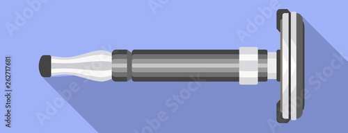 Man blade razor icon. Flat illustration of man blade razor vector icon for web design