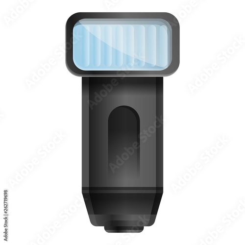 Camera flash icon. Cartoon of camera flash vector icon for web design isolated on white background