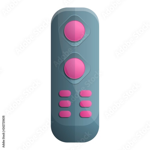 Gamepad remote control icon. Cartoon of gamepad remote control vector icon for web design isolated on white background