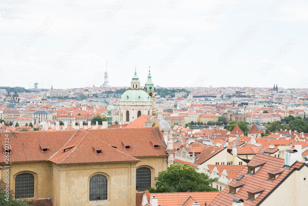 red roofs of prague