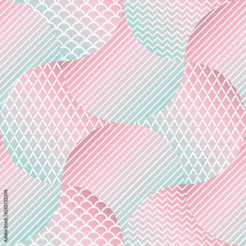 Trendy geometric vector sea...