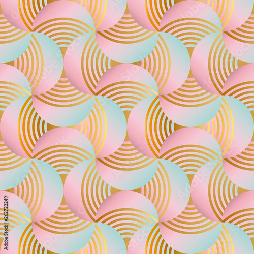 Abstract overlapping shapes...