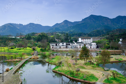 Small village in the mountains,Anhui,China