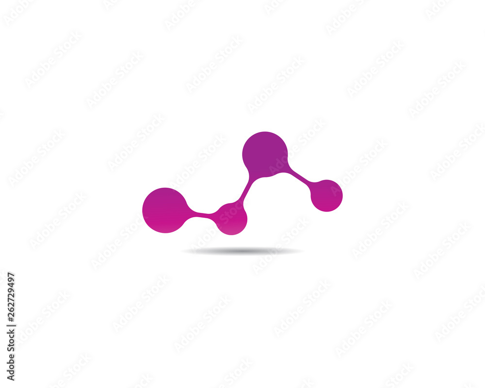 molecule logo vector icon illustration molecule logo vector icon illustration