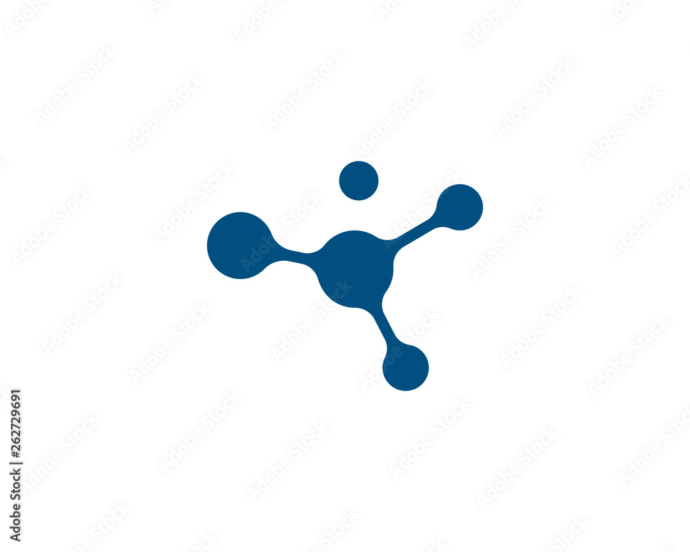 molecule logo vector icon illustration molecule logo vector icon illustration