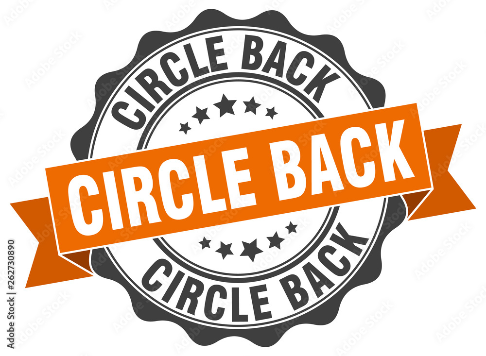 Obraz premium circle back stamp. sign. seal