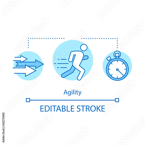 Agility concept icon