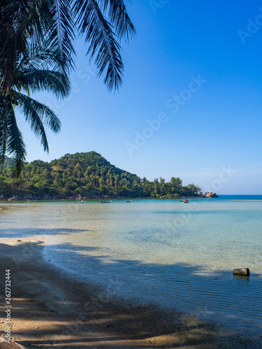 Beautiful pictures of sandy beaches on Koh Phangan. Thailand