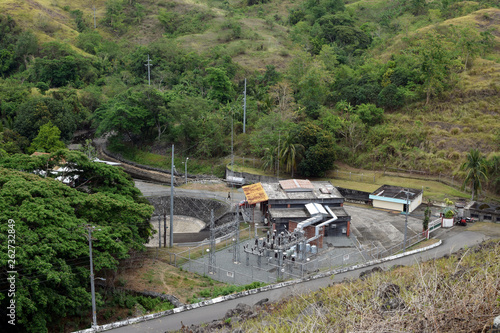 Magat River Mini Hydro Electric Power generation plant in mountainous Cordillera photo