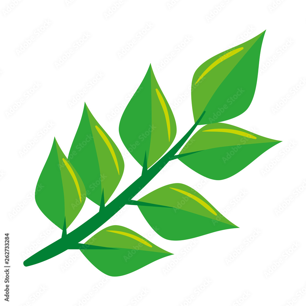 ecology leafs plant icon