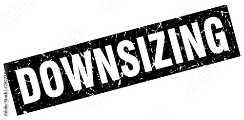 square grunge black downsizing stamp