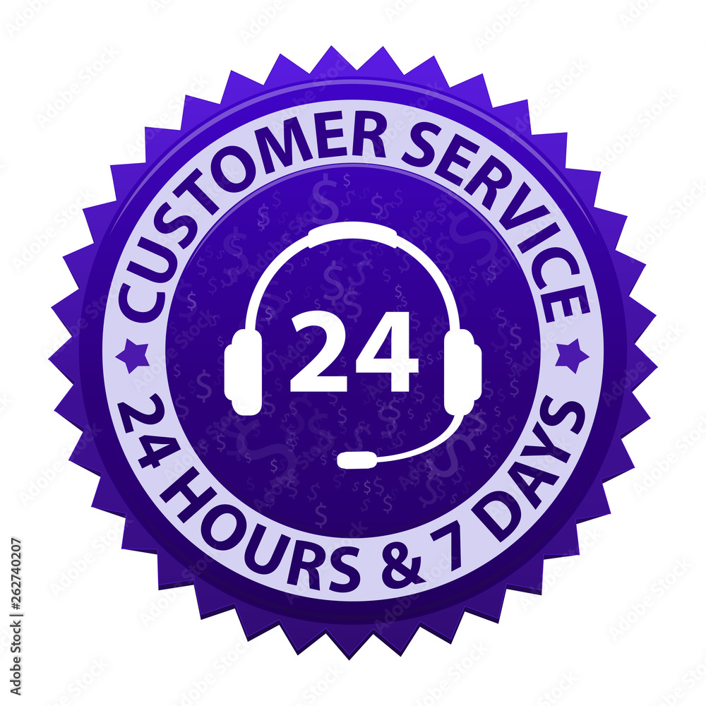 Customer service and support arround the clock, 24 hours a day & 7 days a week - icon Customer service and support arround the clock, 24 hours a day & 7 days a week - icon