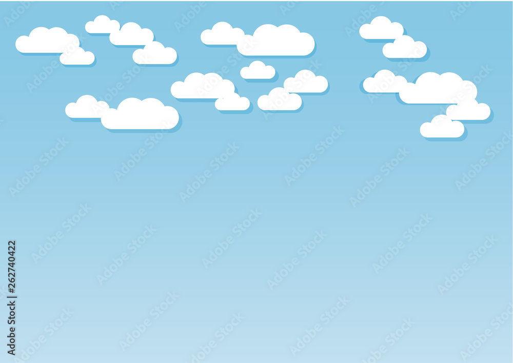 white clouds in the sky vector background white clouds in the sky vector background