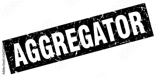 square grunge black aggregator stamp