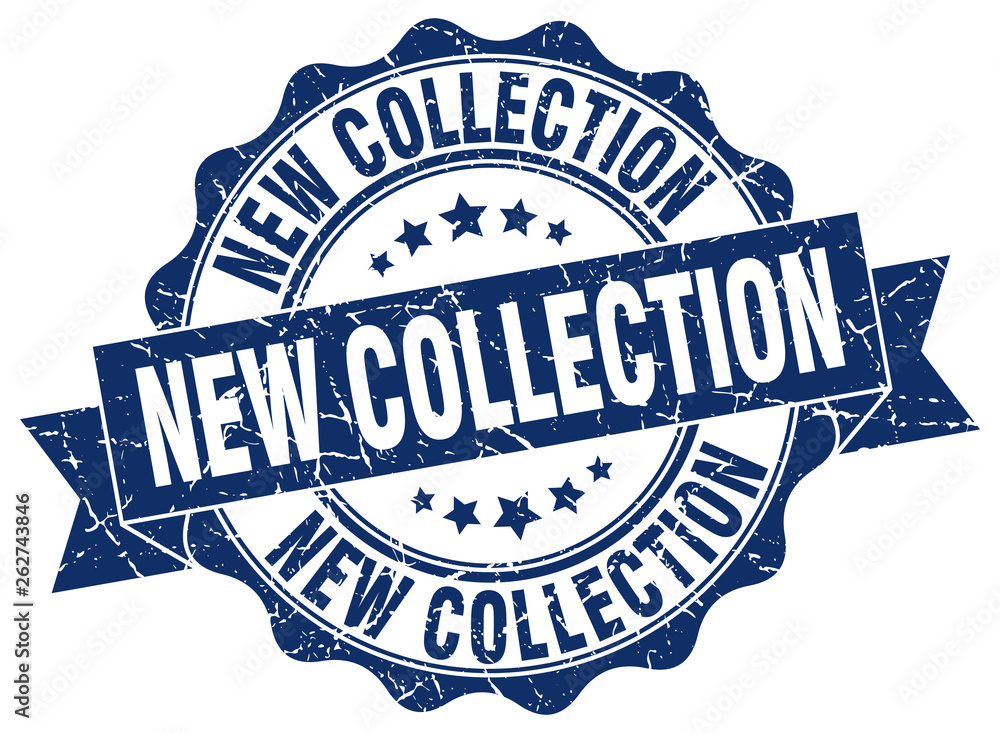 Fototapeta premium new collection stamp. sign. seal