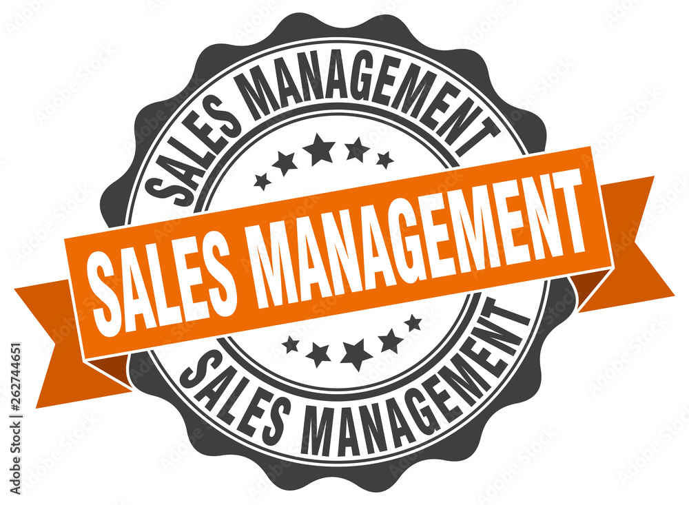 Fototapeta premium sales management stamp. sign. seal