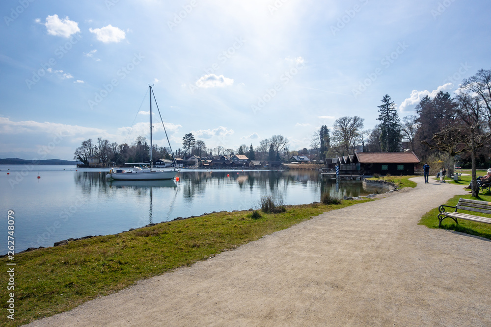 boat house Starnberg lake