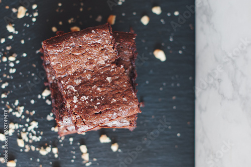 Walnut brownie photo