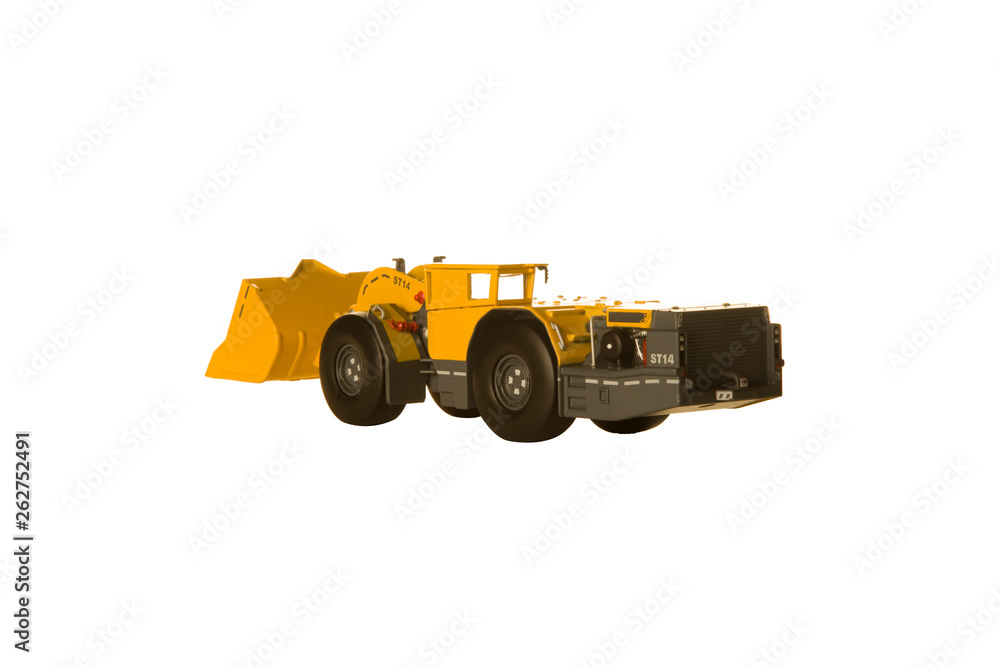 Mining underground electric loader vehicle Mining underground electric loader vehicle