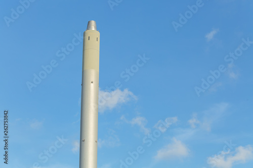 Stack Power plant, Industrial smoke stack of Gas separation plant, power plant. photo