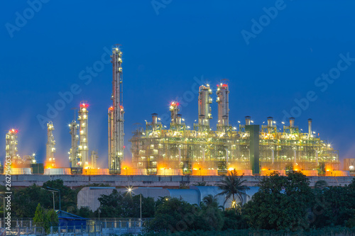 Petrochemical oil refinery plant.