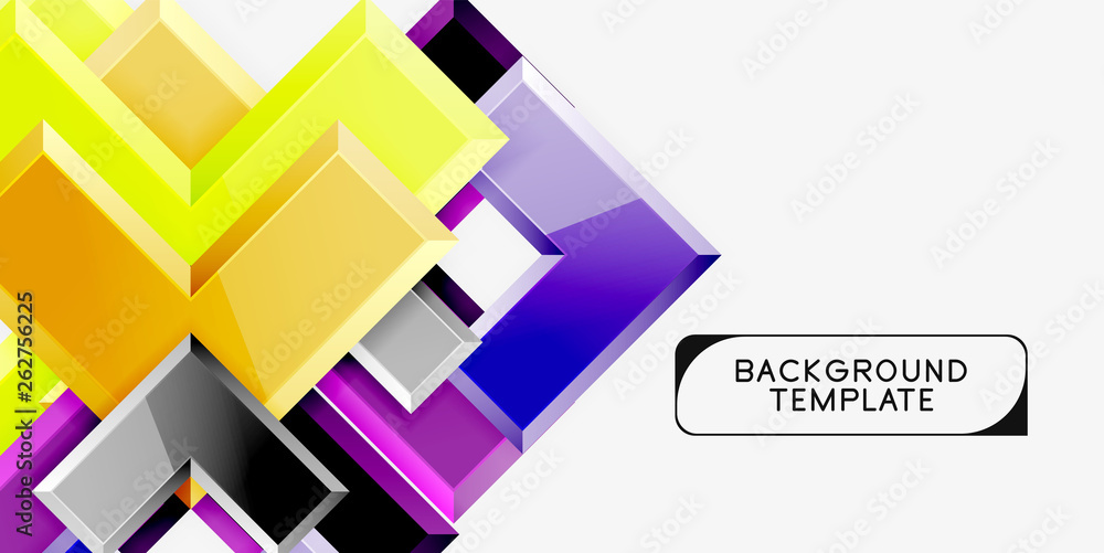 Glossy modern geometric background, abstract arrows composition Glossy modern geometric background, abstract arrows composition