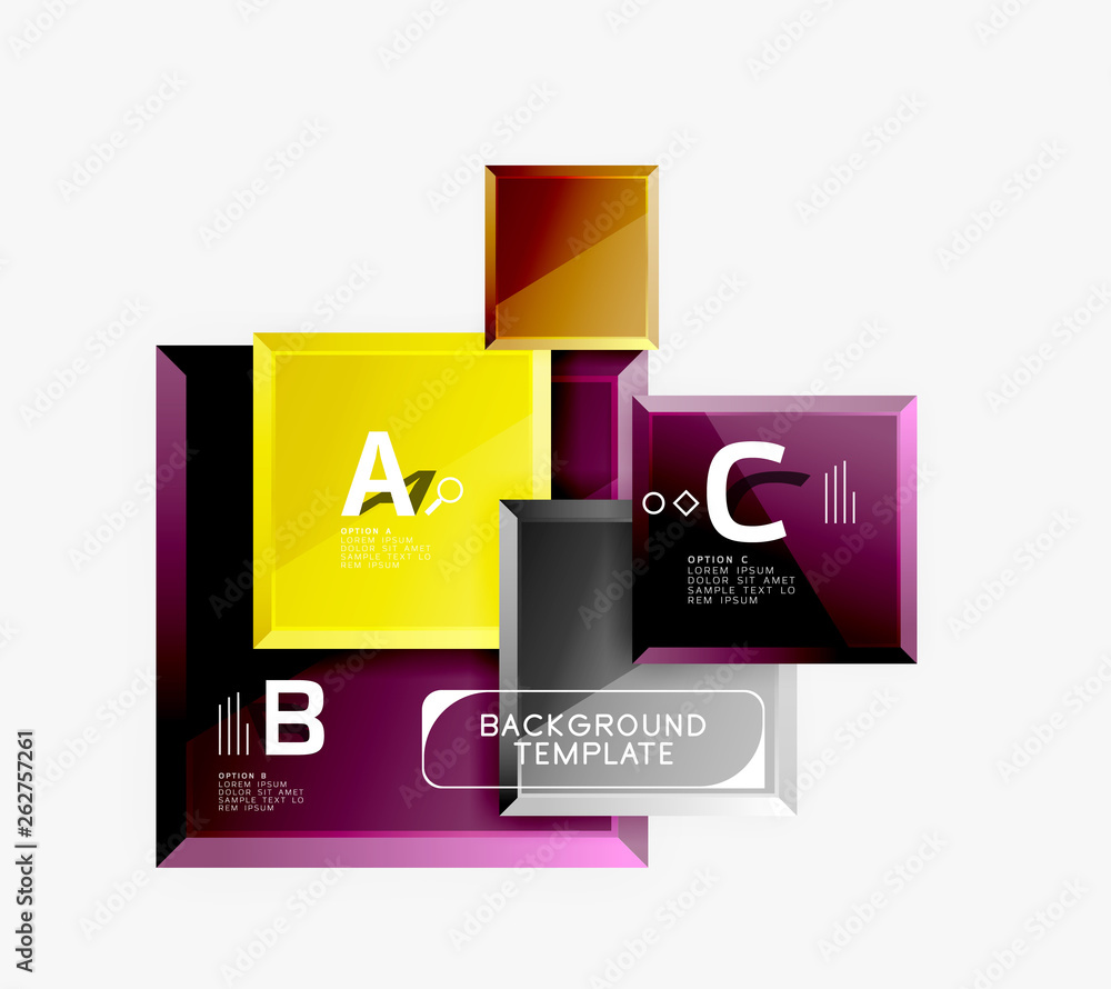 Minimal square banner abstract background Minimal square banner abstract background