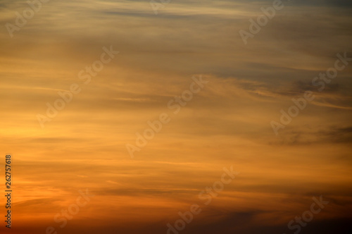 Sunset, cloudscape, sky background  © worldofstock