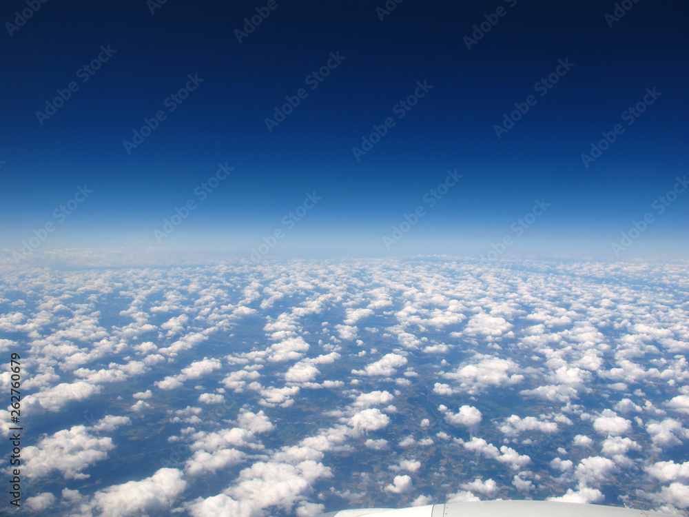 Naklejka premium Sky form Airplane