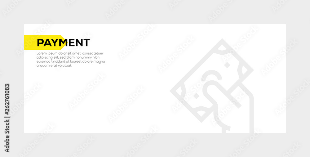 PAYMENT BANNER CONCEPT