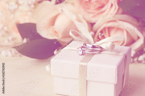 Engagement and wedding ring...