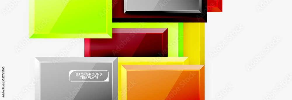 Abstract square composition for background, banner or logo Abstract square composition for background, banner or logo