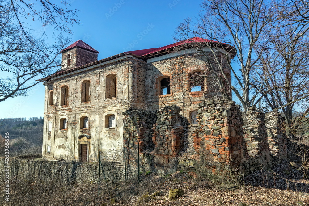 abandoned abbey in the hills abandoned abbey in the hills