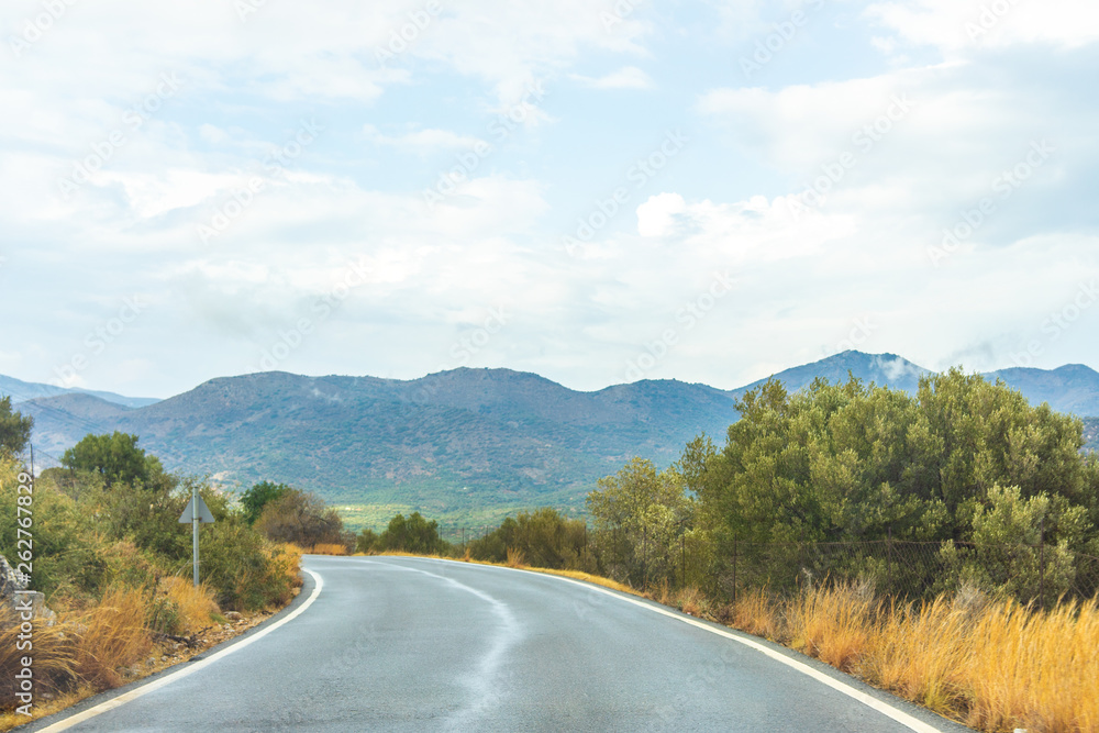 Mountain roads of Crete