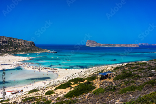 Balos lagoon on Crete island, Greece © dima
