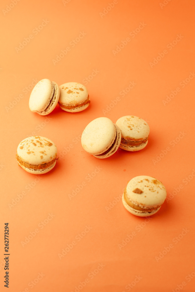 Fototapeta premium handmade macaron on beautiful background