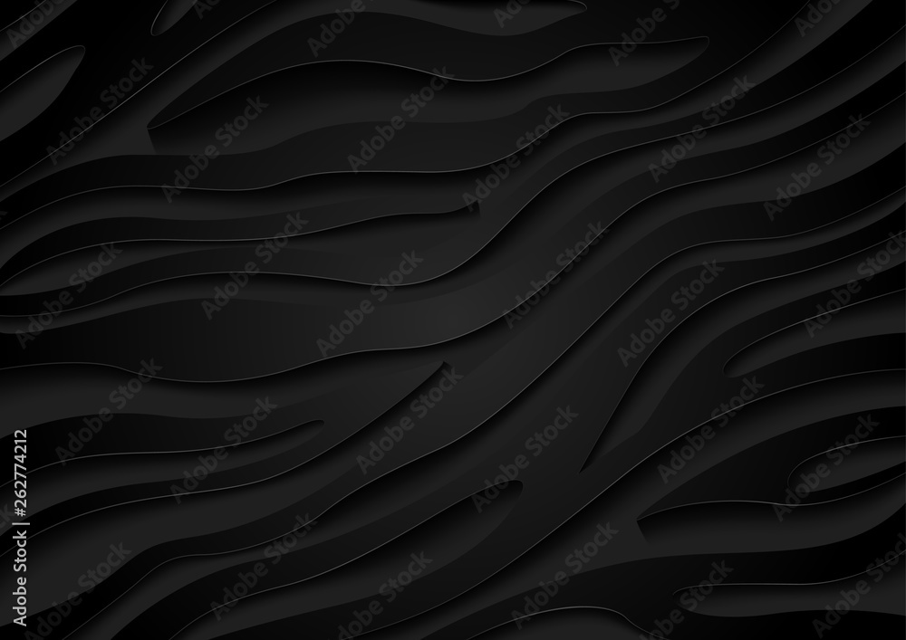 Black Embossed Zebra Pattern with Three-dimensional Effect - Animal Structure Background in Abstract Illustration, Vector Graphic Black Embossed Zebra Pattern with Three-dimensional Effect - Animal Structure Background in Abstract Illustration, Vector Graphic