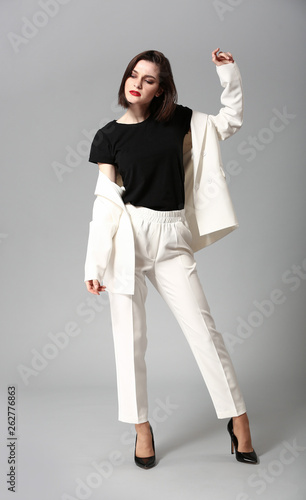 Portrait of fashionable you...