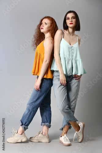 Portrait of fashionable you...