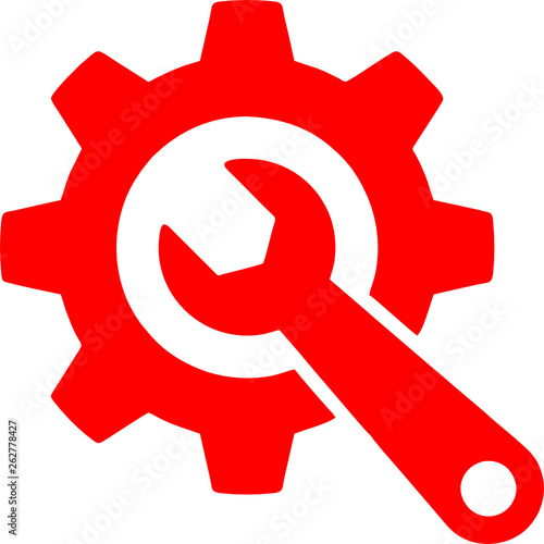 configurações vermelho
