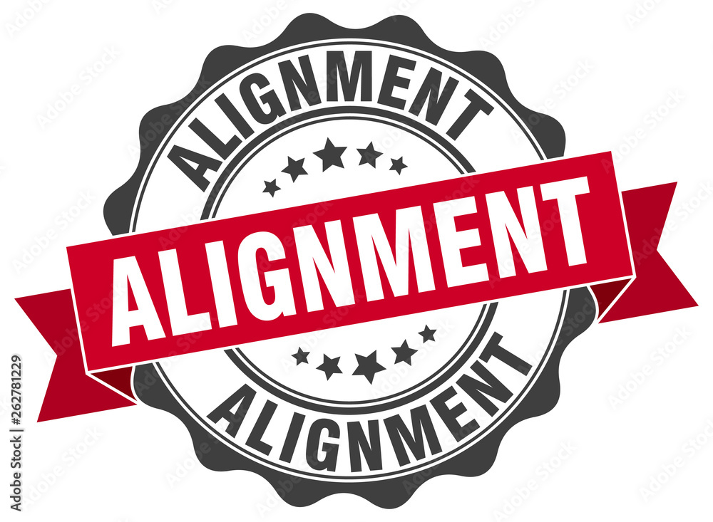 alignment stamp. sign. seal
