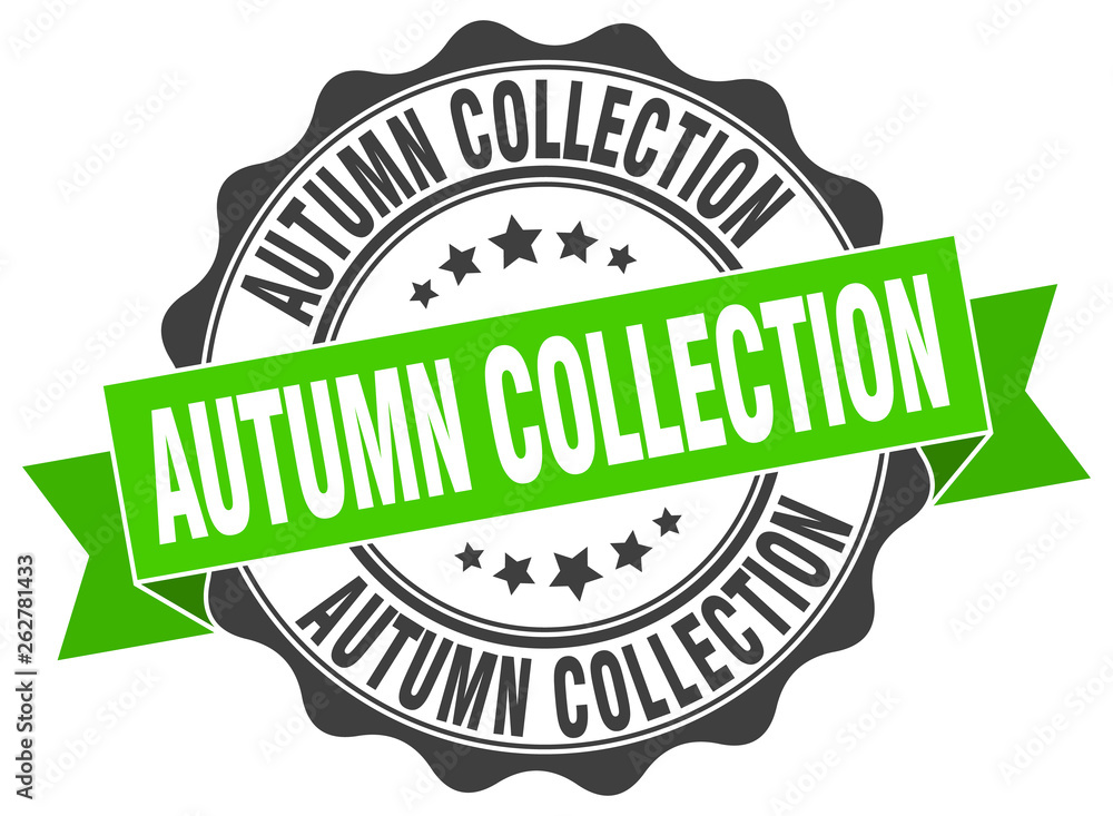 autumn collection stamp. sign. seal autumn collection stamp. sign. seal
