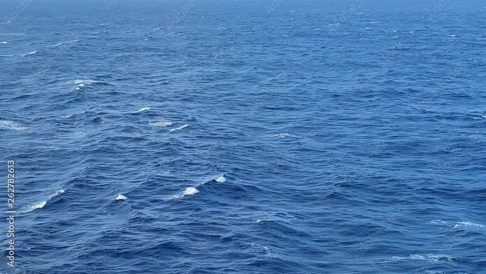 Beautiful blue ocean water waves background with copy space Beautiful blue ocean water waves background with copy space