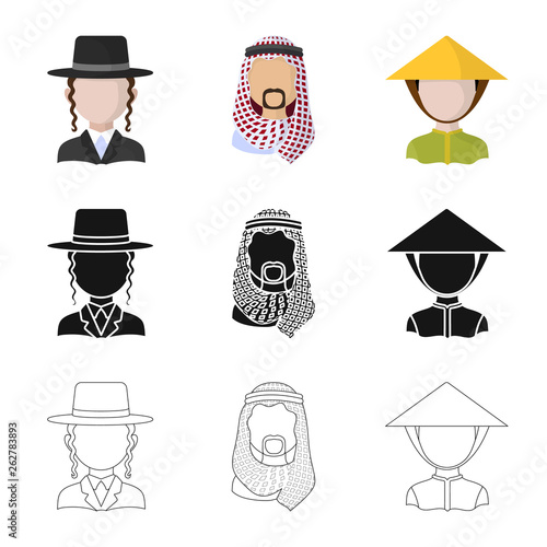 Vector design of imitator and resident symbol. Collection of imitator and culture vector icon for stock.